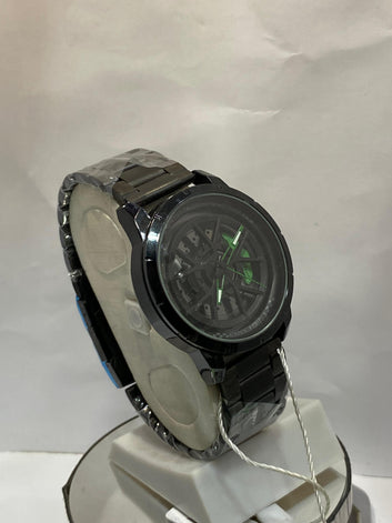 Sports Watch - Green Rotating Wheel Rim